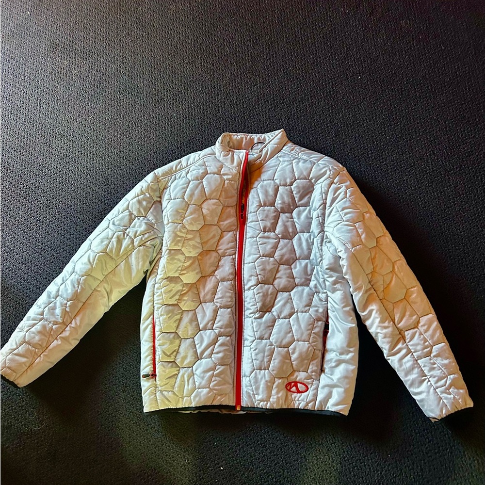 Men's Marker Quilted Puffer Jacket - Silver